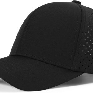 Men Quick Dry Baseball Cap Laser Cut Mesh Ball Curved Brim Hat