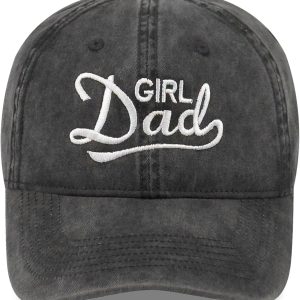 Embroidered Baseball Cap for Women & Men – Vintage Cotton Dad Hat, Adjustable Trucker Hat with Fun Sayings