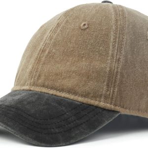 Baseball Cap For Big Heads, Soft Crown Washed Dad Hat, Oversized Denim Cap For Men Women Golf, Travel, Daily Wear