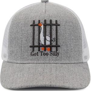 Unisex Trucker Adjustable Mesh Baseball Cap Dad Hat for Men Women Breathable Mesh Side with Stainless Steel Cap Buckle