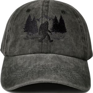 Embroidered Big Foot Baseball Hats